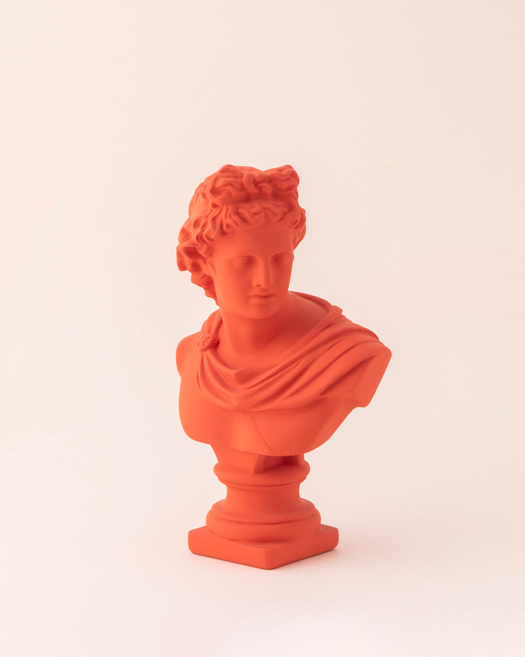 'Modern Muse' Decorative Apollo Reimagined Figurine - Orange