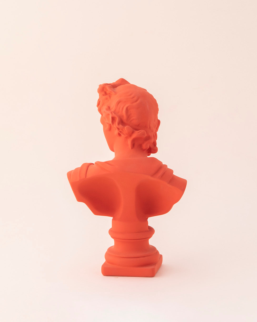 'Modern Muse' Decorative Apollo Reimagined Figurine - Orange