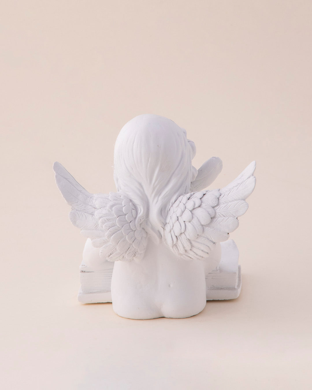 Book Reading Angel Cherub Figurine