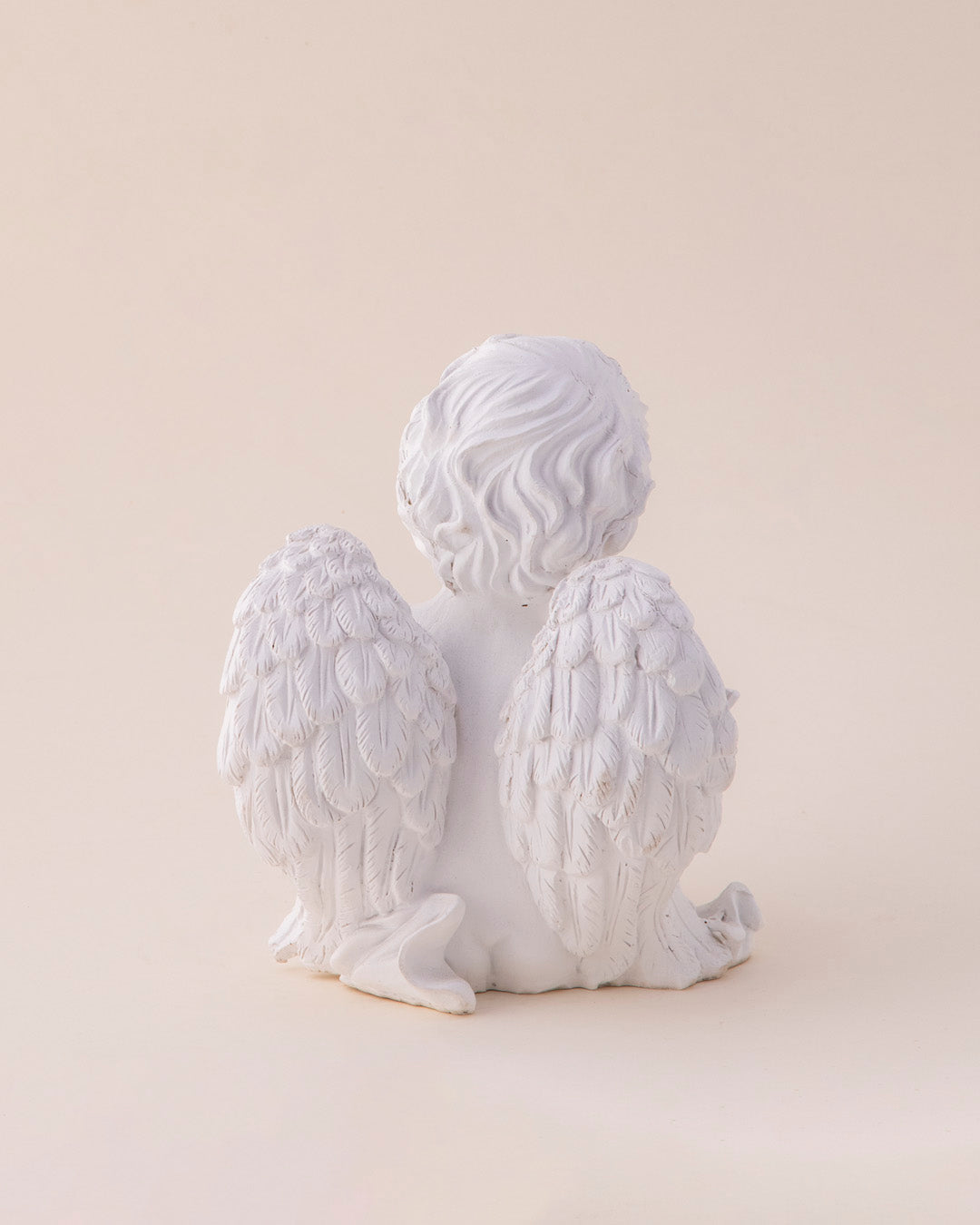 Book Reading Angel Cherub Figurine