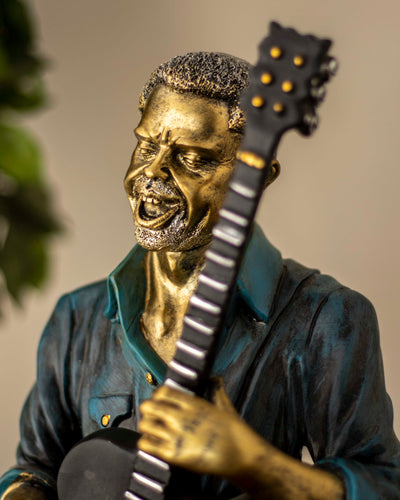 The Blues - Musician Playing Guitar Bust