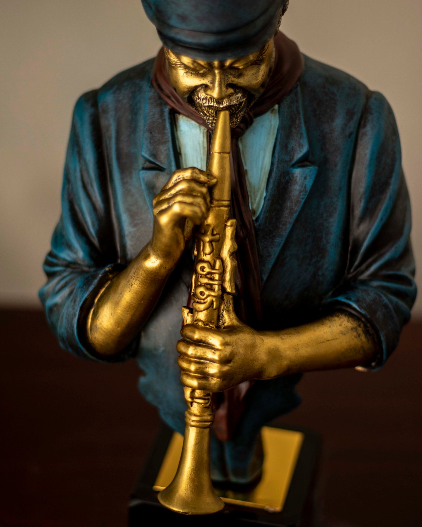 The Blues - Musician Playing Clarinet Bust