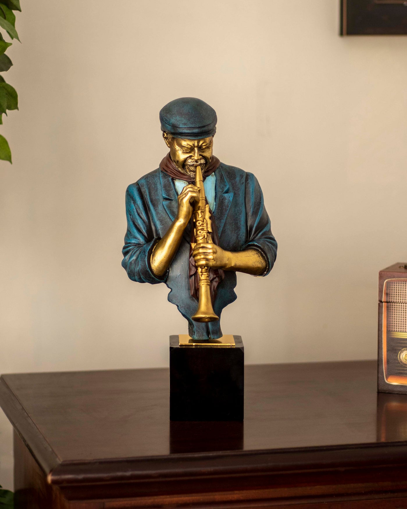 The Blues - Musician Playing Clarinet Bust