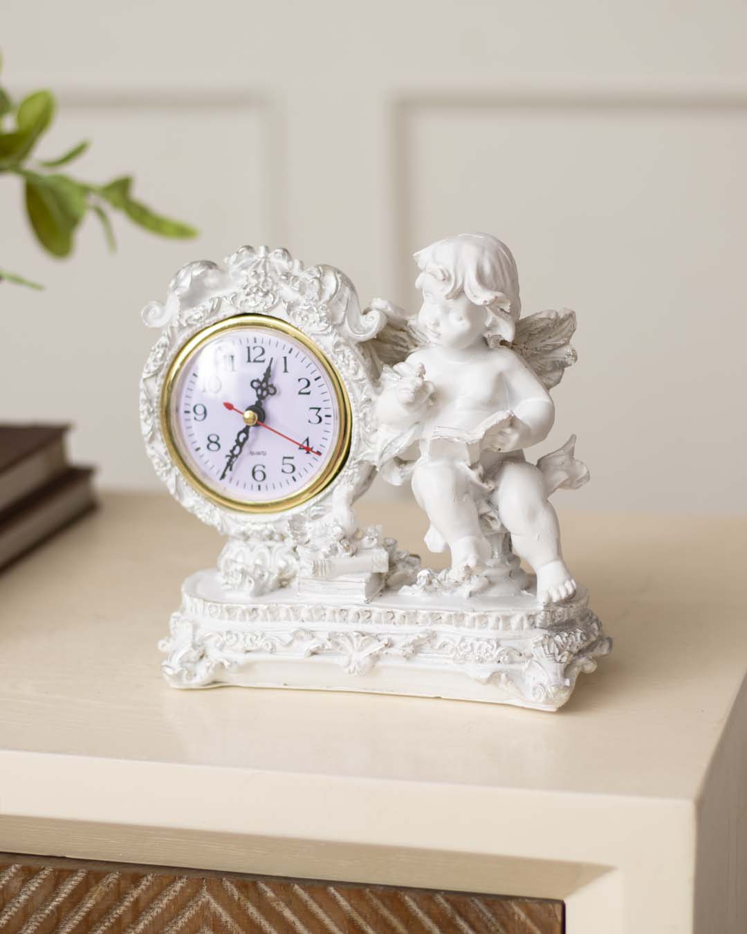 Classic Angel Table Top Clock