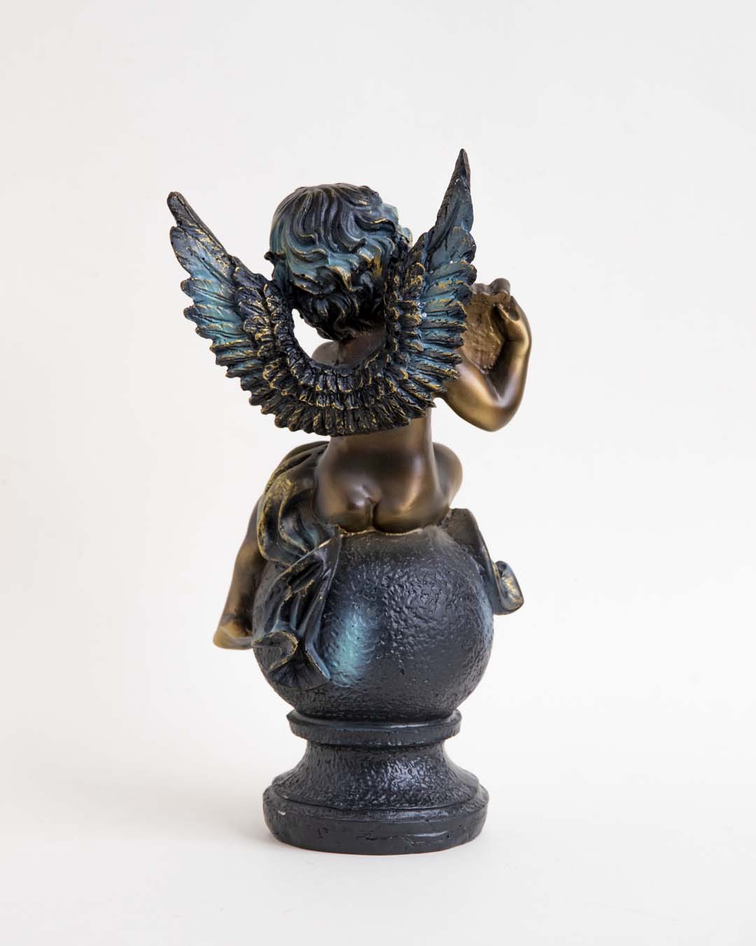 Angel Cherub Playing Harp