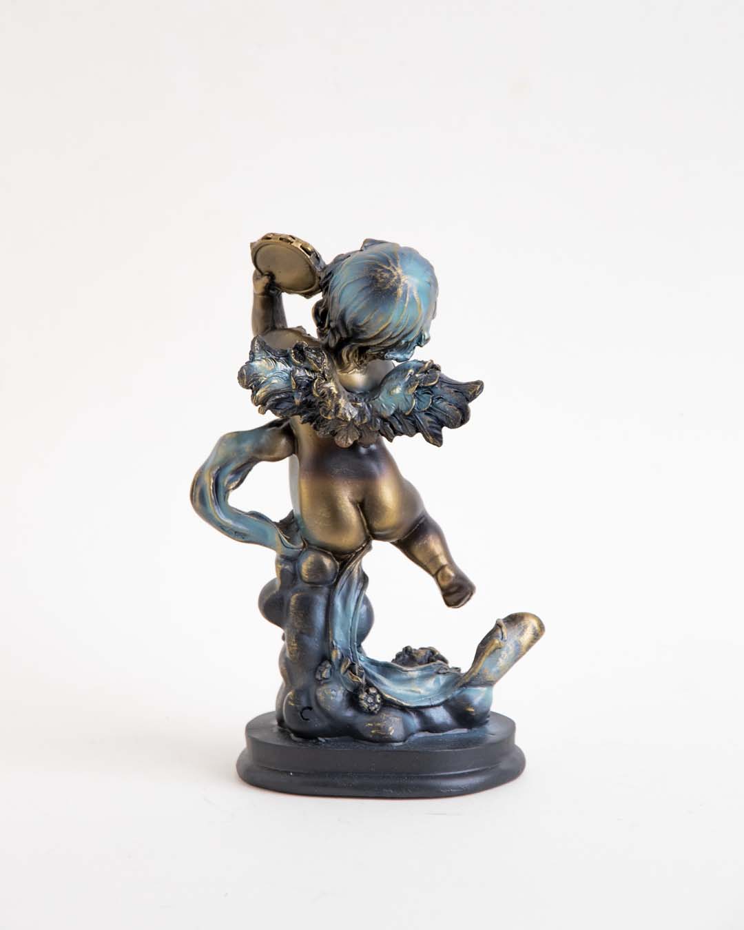 Angel Cherub Playing Tambourine