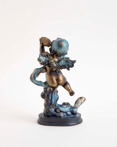 Angel Cherub Playing Tambourine