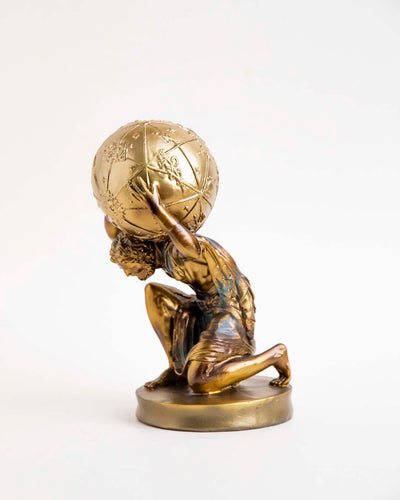 Atlas Human Figurine Sculpture