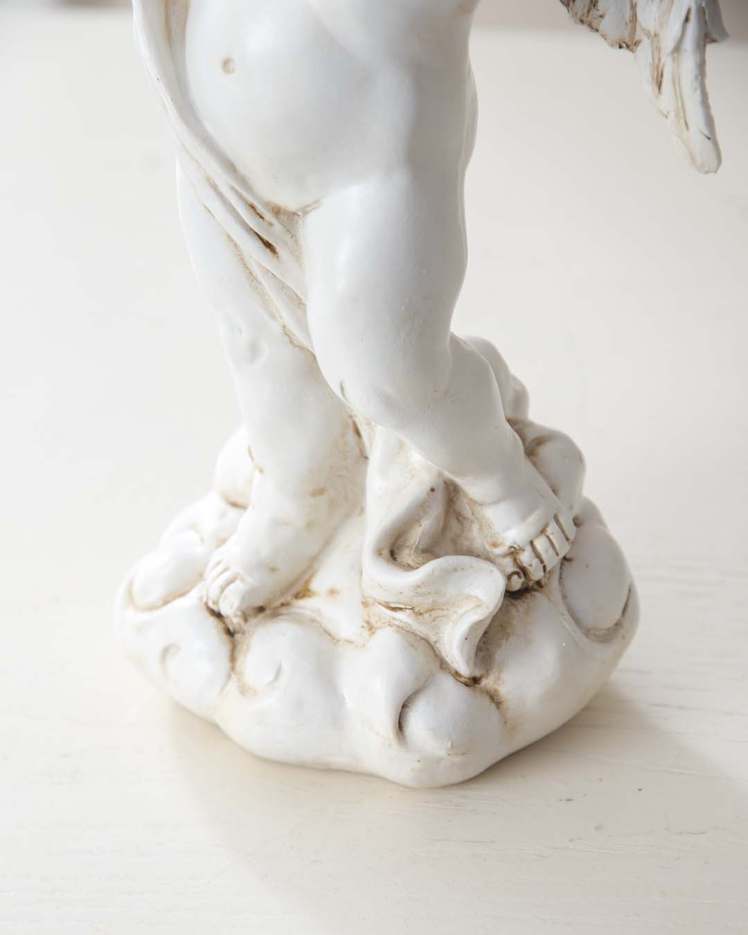 Playing Violin Angel Cherub Figurine