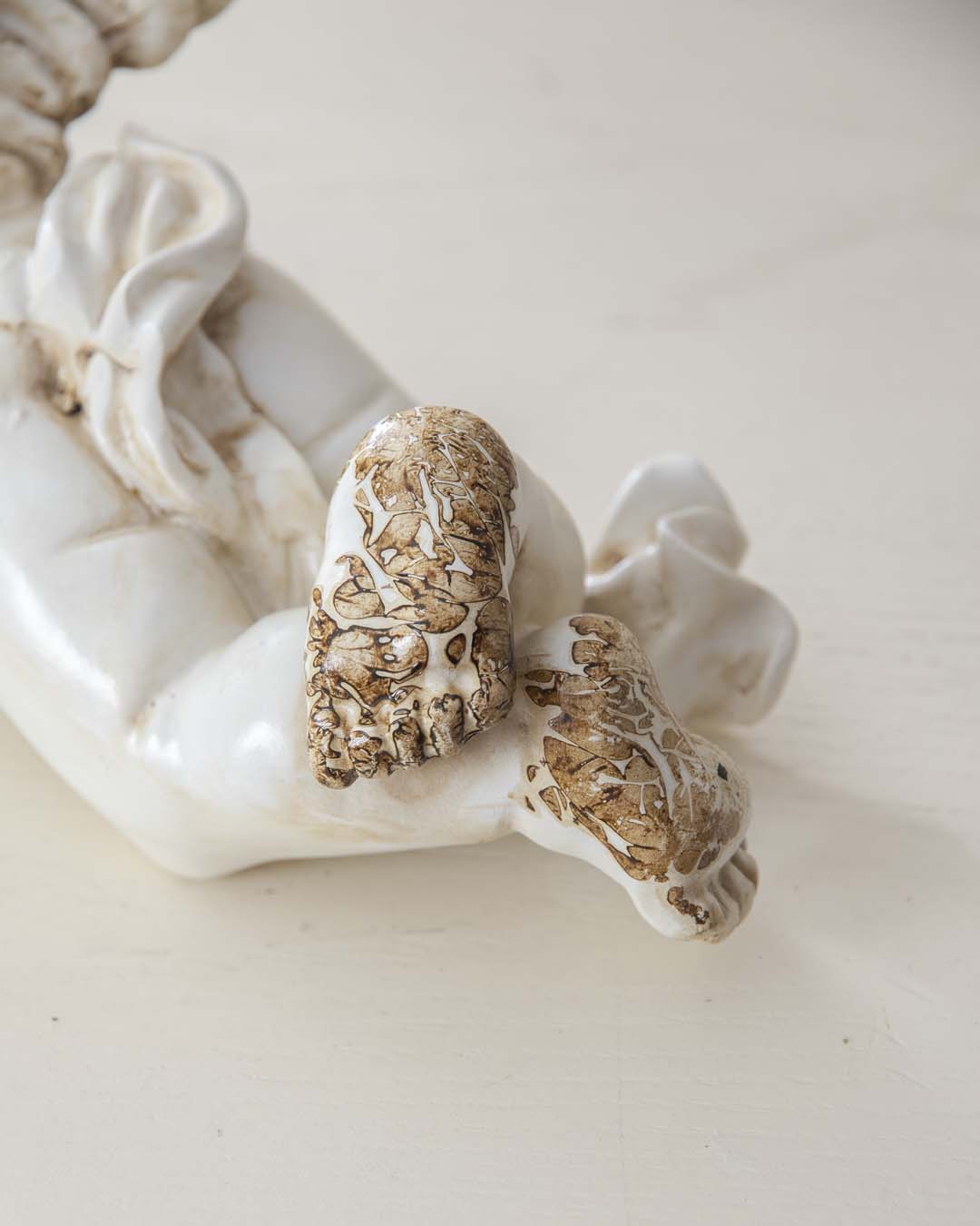 Thinking Angel Cherub Figurine