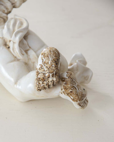Thinking Angel Cherub Figurine