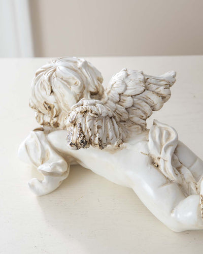 Thinking Angel Cherub Figurine