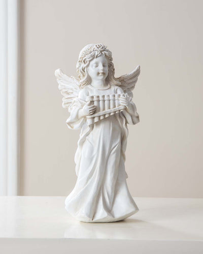 Playing Violin Angel Cherub Figurine