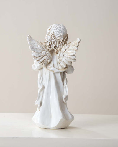 Playing Violin Angel Cherub Figurine