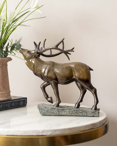 Majestic Reindeer Sculpture