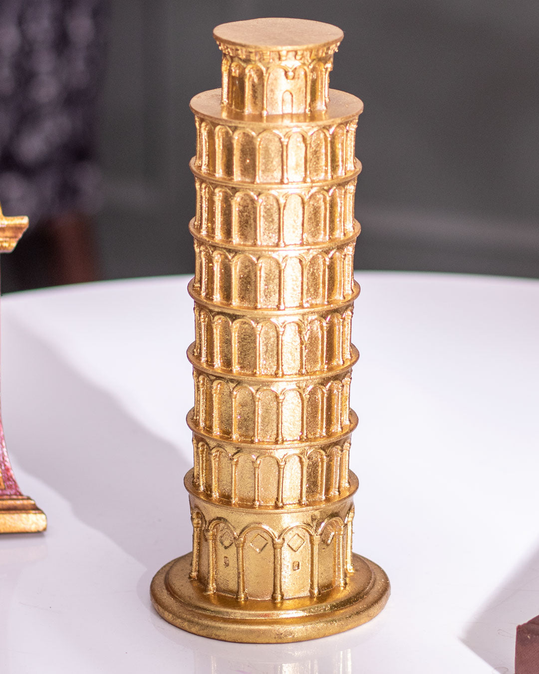 Vintage Leaning Tower of Pisa Sculpture