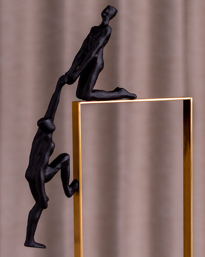 Climbing Character Table Top Sculpture