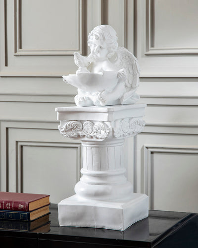 Blessing Bowl Angel Cherub Figurine