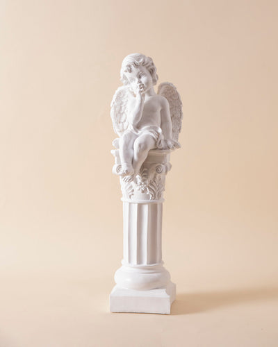 Thoughtful Serenity Angel Cherub Figurine