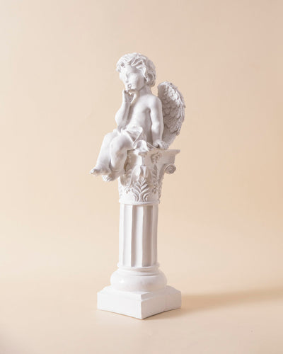 Thoughtful Serenity Angel Cherub Figurine