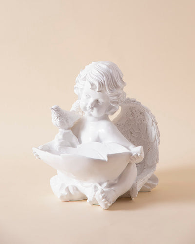 Blessing Bowl Angel Cherub Figurine