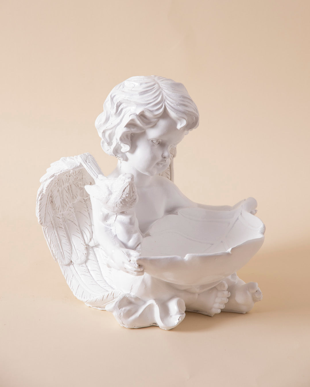Blessing Bowl Angel Cherub Figurine