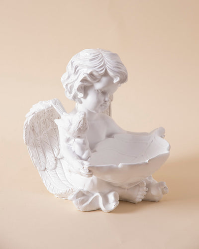 Blessing Bowl Angel Cherub Figurine