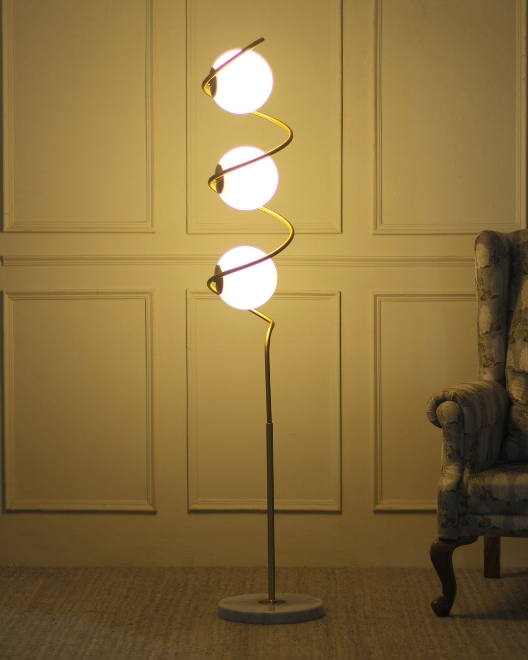 Marble Base Floor Lamp