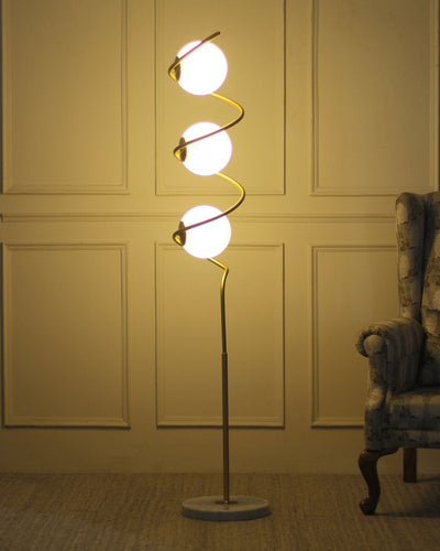 Marble Base Floor Lamp