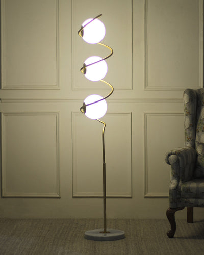 Marble Base Floor Lamp