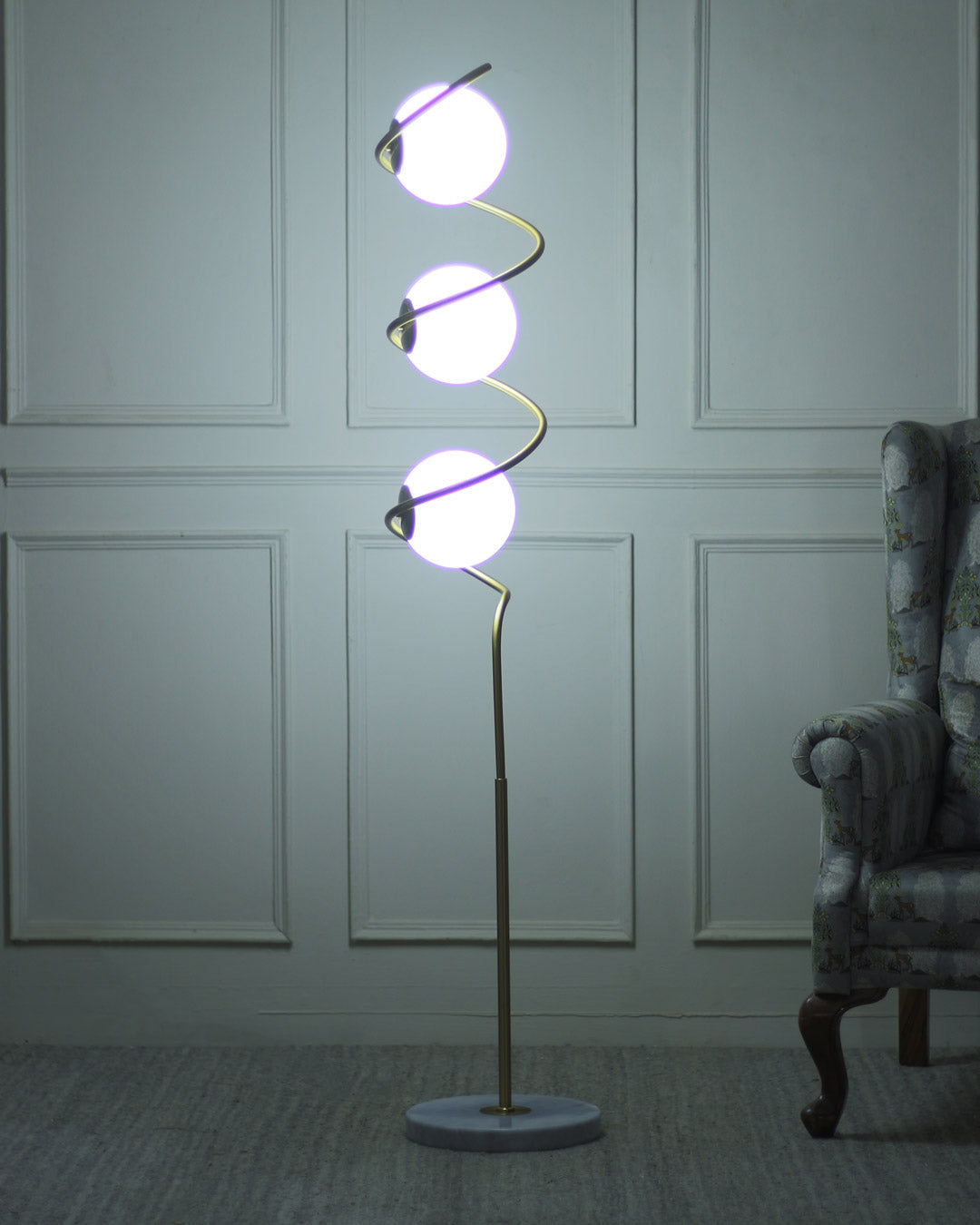 Marble Base Floor Lamp