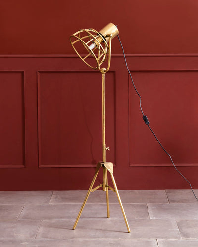 Retro Luxe Tripod Floor Lamp