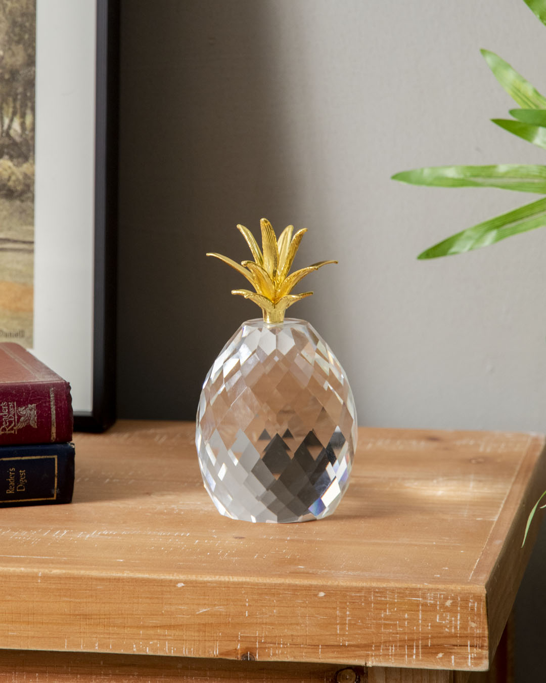 Crystal Pineapple Tabletop Decor