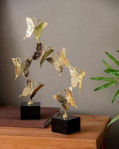 Golden Butterfly Decoative Accent - Large