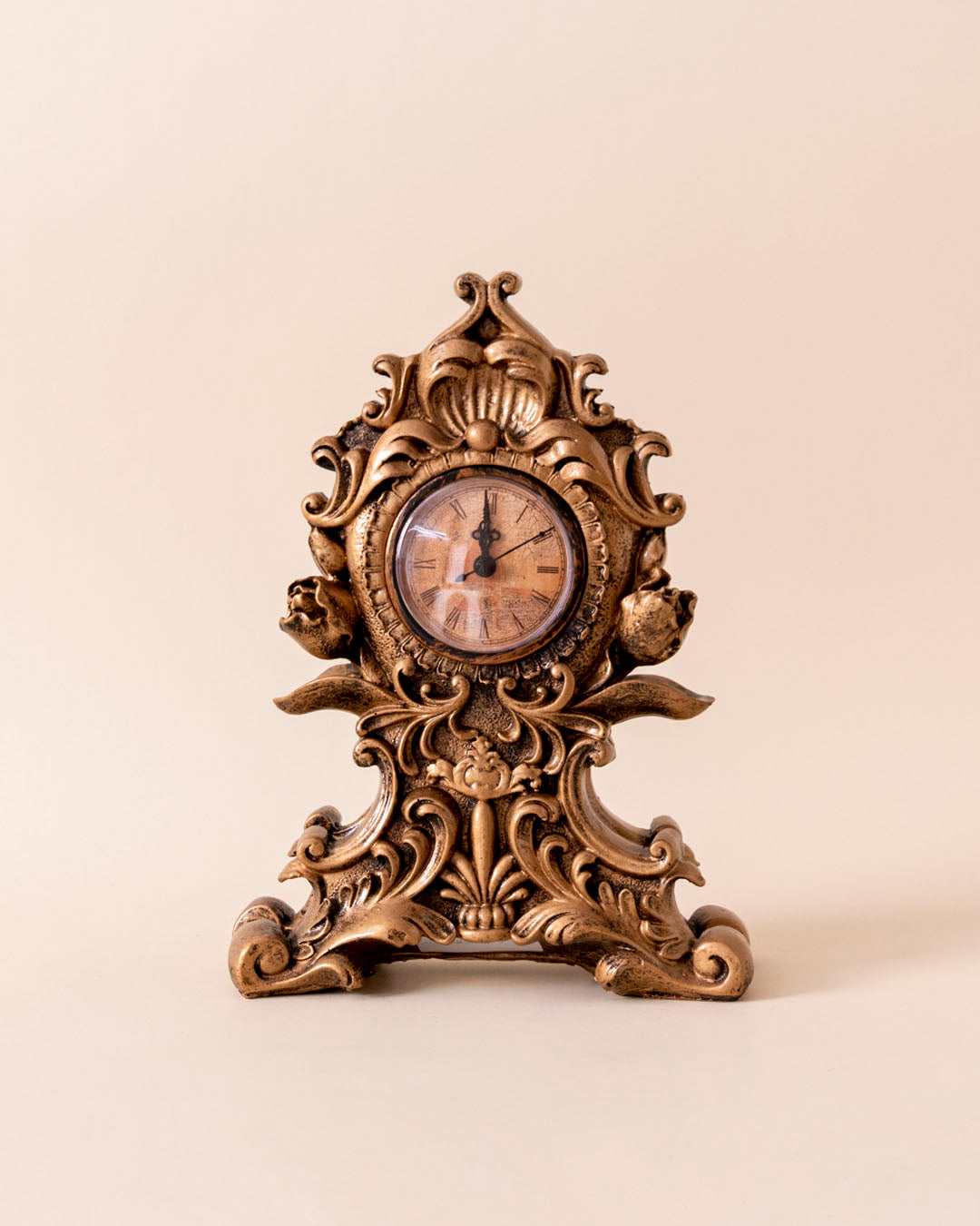 Classic Gold Victorian Table Top Clock