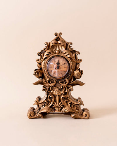 Classic Gold Victorian Table Top Clock