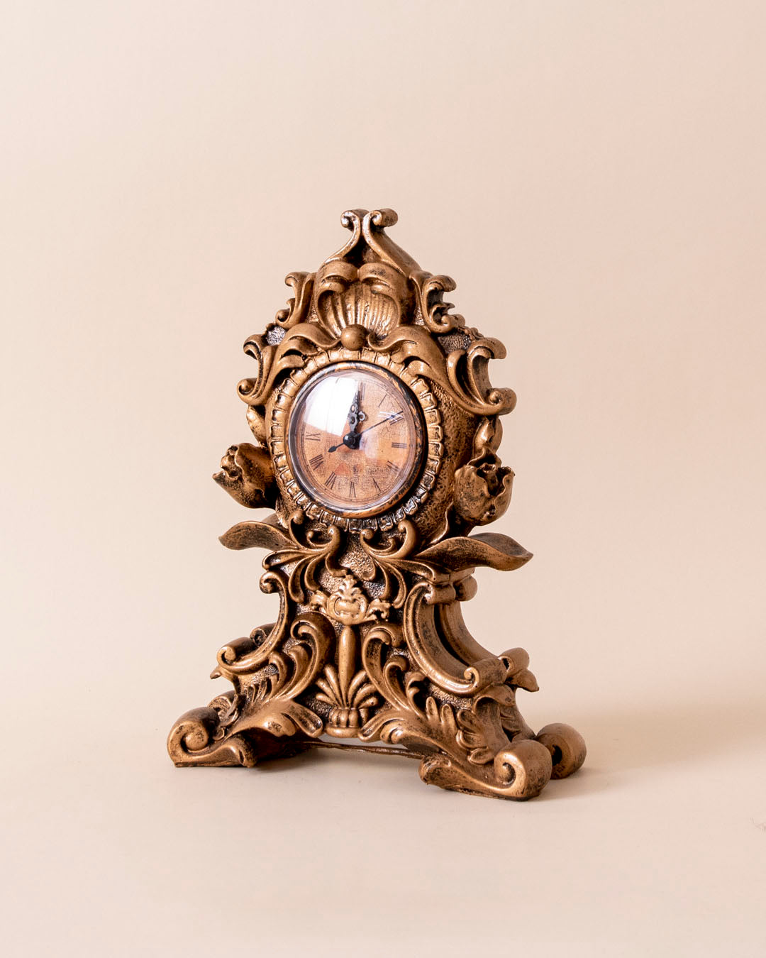 Classic Gold Victorian Table Top Clock