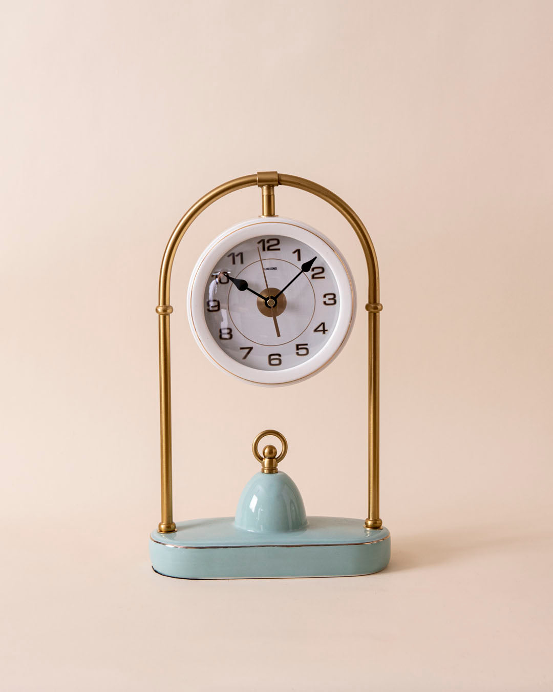 Aqua Serenity Deer Table Clock - Set Of 3