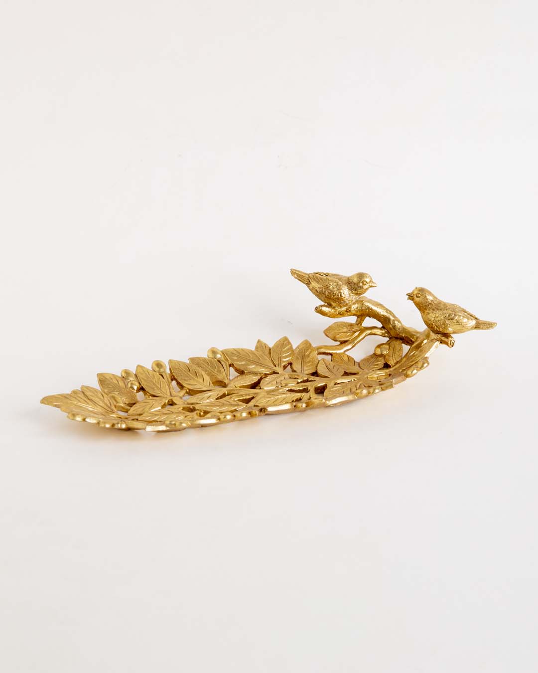 Golden Leaf Decorative Platter