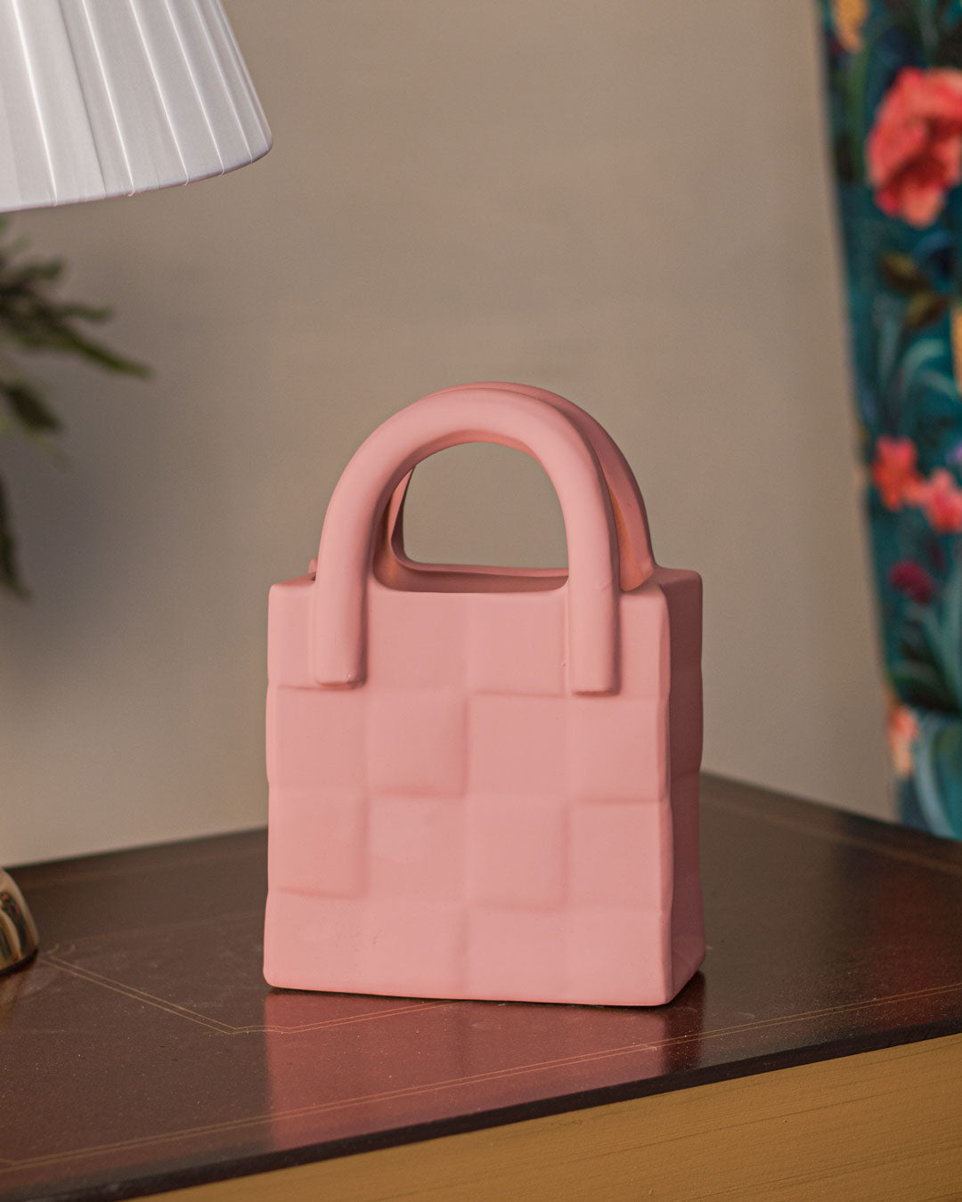 Decorative Ceramic Handbag Vase - Small