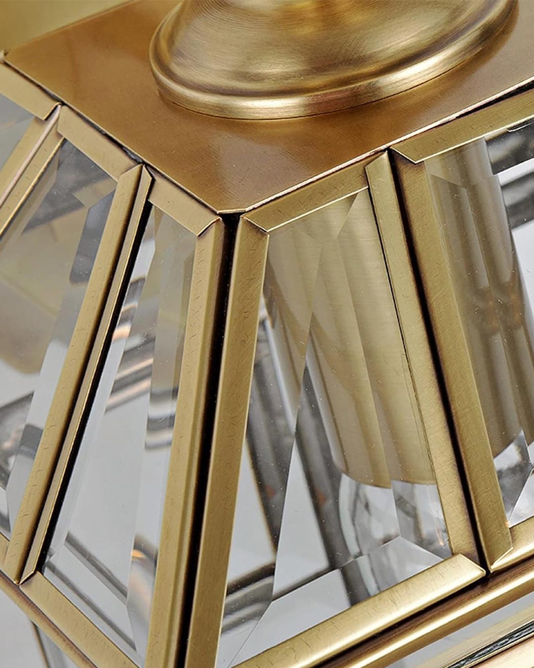 European Vintage Brass Wall Light