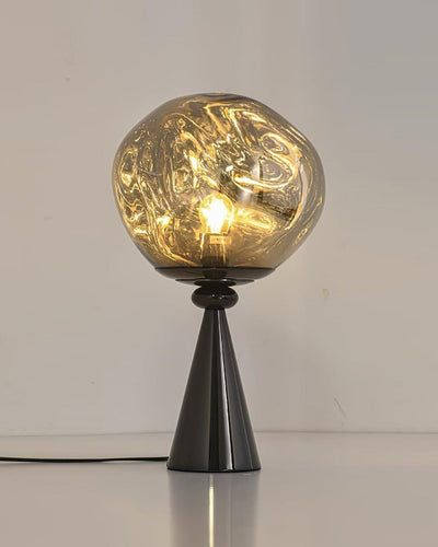 Cone Lava Table Lamp - Black