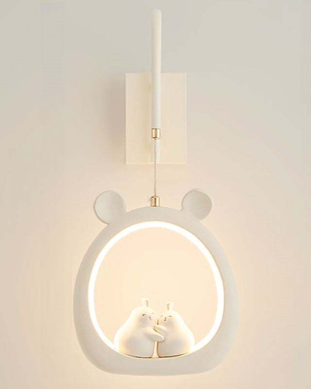 Cartoon Animal Ring Wall Light