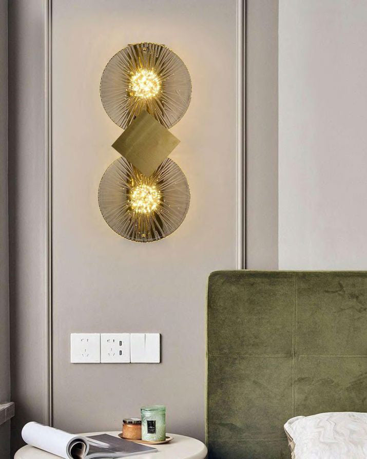 Infinity Ring Modern Wall Light - Smoke