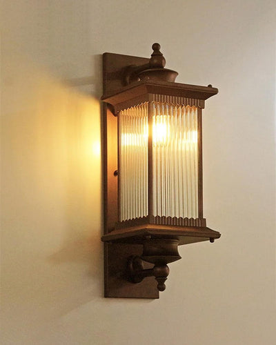 European Retro Glass Wall Light