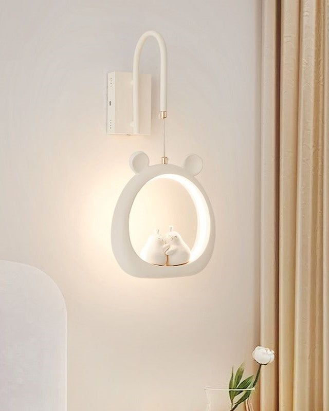 Cartoon Animal Ring Wall Light