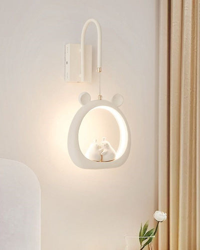 Cartoon Animal Ring Wall Light
