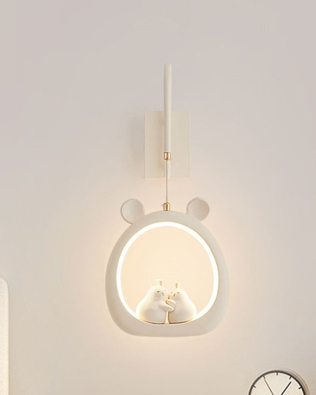 Cartoon Animal Ring Wall Light