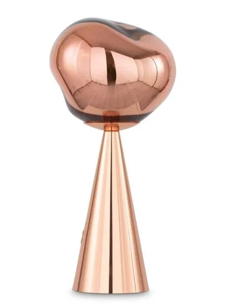 Cone Lava Table Lamp - Rose Gold