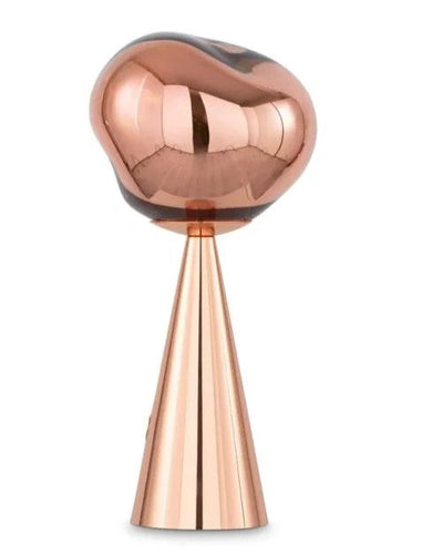 Cone Lava Table Lamp - Rose Gold
